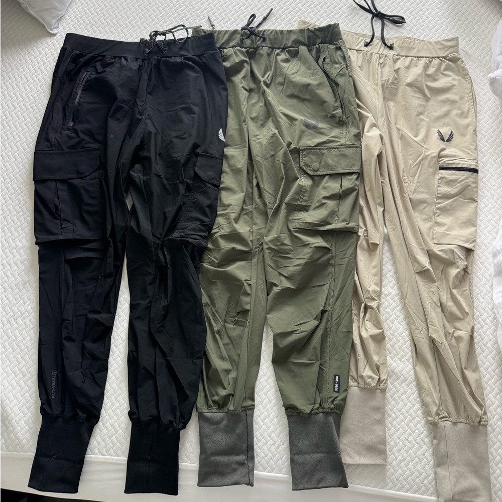 ASRV Men's Joggers - Black, Olive, and Beige